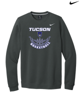 Tucson Dawgs Basketball Outline - Mens Nike Crewneck