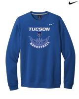 Tucson Dawgs Basketball Outline - Mens Nike Crewneck