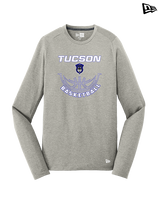 Tucson Dawgs Basketball Outline - New Era Performance Long Sleeve