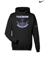 Tucson Dawgs Basketball Outline - Nike Club Fleece Hoodie