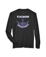 Tucson Dawgs Basketball Outline - Performance Longsleeve
