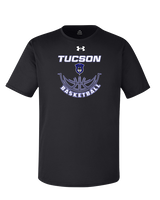 Tucson Dawgs Basketball Outline - Under Armour Mens Team Tech T-Shirt