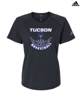 Tucson Dawgs Basketball Outline - Womens Adidas Performance Shirt