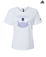 Tucson Dawgs Basketball Outline - Womens Adidas Performance Shirt