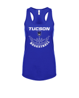 Tucson Dawgs Basketball Outline - Womens Tank Top