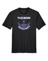 Tucson Dawgs Basketball Outline - Youth Performance Shirt
