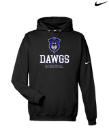Tucson Dawgs Basketball Shadow - Nike Club Fleece Hoodie