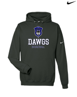 Tucson Dawgs Basketball Shadow - Nike Club Fleece Hoodie