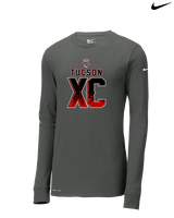Tucson HS Cross Country Splatter - Mens Nike Longsleeve