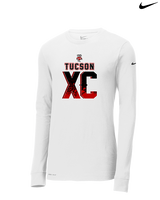 Tucson HS Cross Country Splatter - Mens Nike Longsleeve
