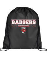 Tucson HS Girls Flag Football Border - Drawstring Bag