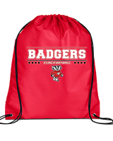 Tucson HS Girls Flag Football Border - Drawstring Bag