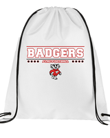 Tucson HS Girls Flag Football Border - Drawstring Bag