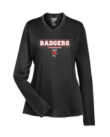 Tucson HS Girls Flag Football Border - Womens Performance Longsleeve