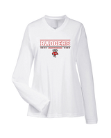 Tucson HS Girls Flag Football Border - Womens Performance Longsleeve