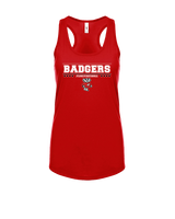 Tucson HS Girls Flag Football Border - Womens Tank Top