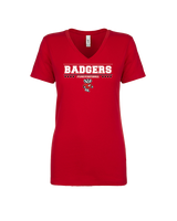 Tucson HS Girls Flag Football Border - Womens Vneck