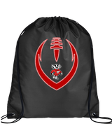 Tucson HS Girls Flag Football Full Football - Drawstring Bag