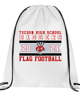 Tucson HS Girls Flag Football Stamp - Drawstring Bag