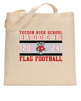 Tucson HS Girls Flag Football Stamp - Tote