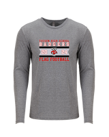 Tucson HS Girls Flag Football Stamp - Tri-Blend Long Sleeve