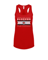 Tucson HS Girls Flag Football Stamp - Womens Tank Top