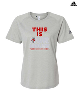 Tucson HS Girls Flag Football TIOH - Womens Adidas Performance Shirt