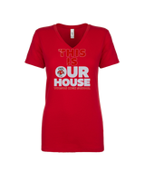 Tucson HS Girls Flag Football TIOH - Womens Vneck