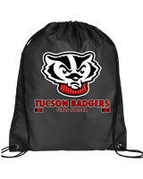 Tucson HS Girls Soccer Stacked - Drawstring Bag
