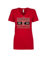 Tucson HS Pomline Stamp - Womens Vneck