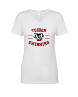 Tucson HS Swim Curve - Womens Vneck