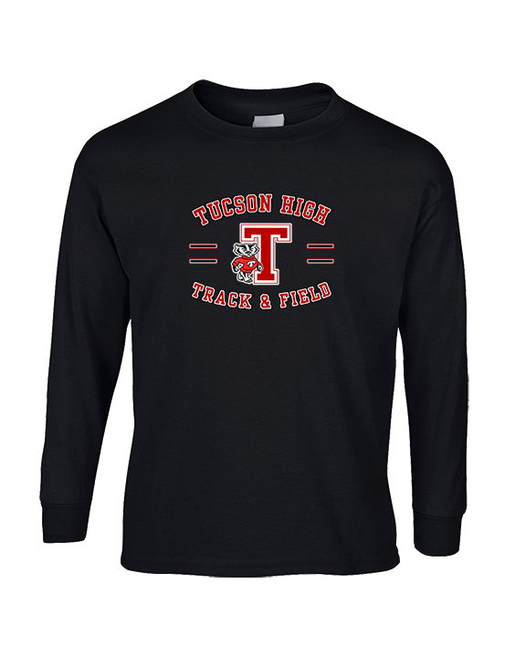 Tucson HS Track & Field Curve - Cotton Longsleeve