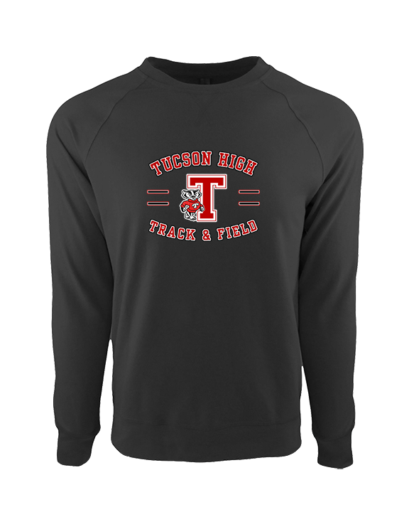 Tucson HS Track & Field Curve - Crewneck Sweatshirt