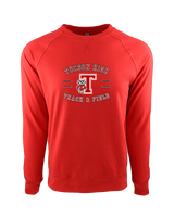 Tucson HS Track & Field Curve - Crewneck Sweatshirt