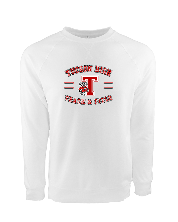 Tucson HS Track & Field Curve - Crewneck Sweatshirt