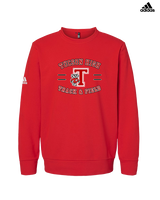 Tucson HS Track & Field Curve - Mens Adidas Crewneck