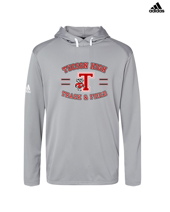 Tucson HS Track & Field Curve - Mens Adidas Hoodie
