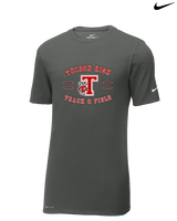 Tucson HS Track & Field Curve - Mens Nike Cotton Poly Tee