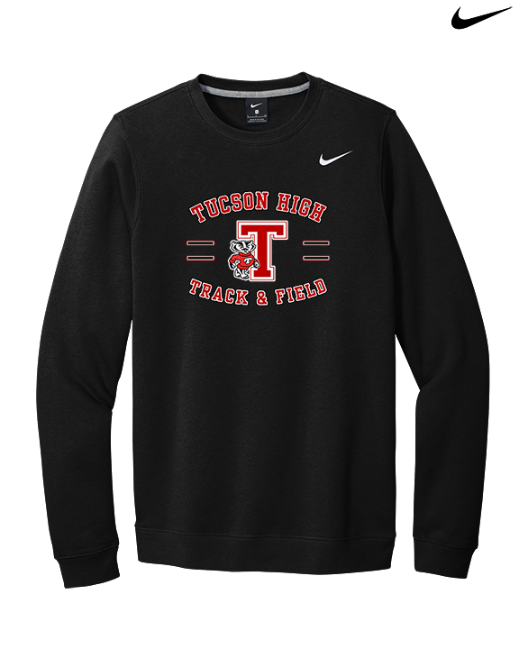 Tucson HS Track & Field Curve - Mens Nike Crewneck