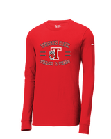 Tucson HS Track & Field Curve - Mens Nike Longsleeve