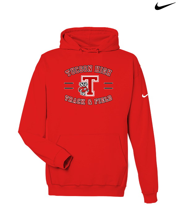 Tucson HS Track & Field Curve - Nike Club Fleece Hoodie