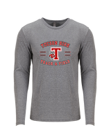 Tucson HS Track & Field Curve - Tri-Blend Long Sleeve