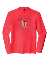 Tucson HS Track & Field Curve - Tri-Blend Long Sleeve
