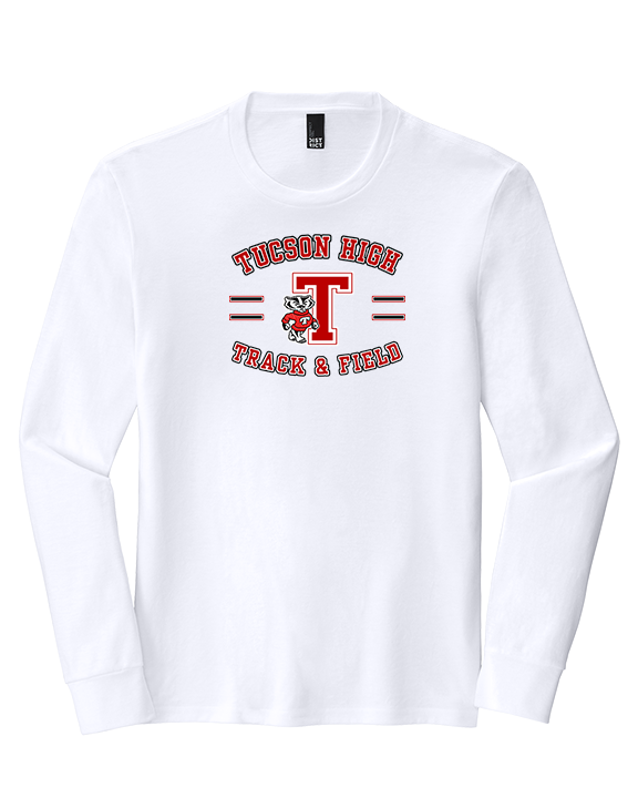 Tucson HS Track & Field Curve - Tri-Blend Long Sleeve