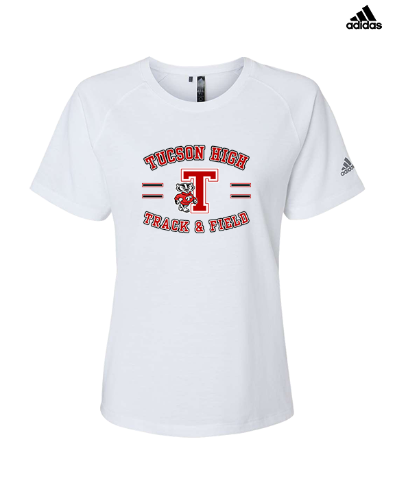 Tucson HS Track & Field Curve - Womens Adidas Performance Shirt