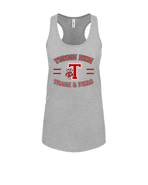 Tucson HS Track & Field Curve - Womens Tank Top