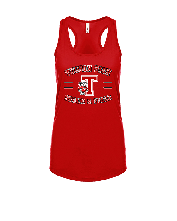 Tucson HS Track & Field Curve - Womens Tank Top