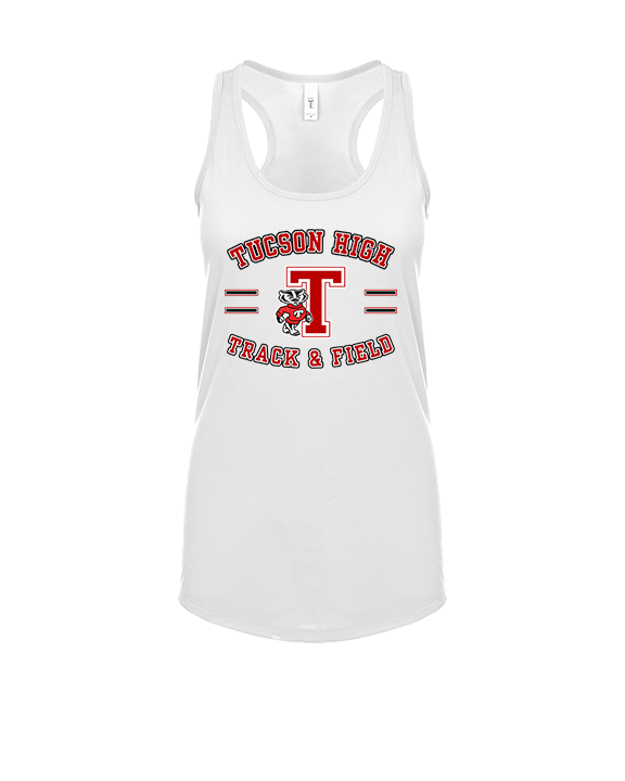 Tucson HS Track & Field Curve - Womens Tank Top