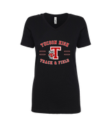 Tucson HS Track & Field Curve - Womens Vneck