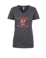 Tucson HS Track & Field Curve - Womens Vneck